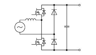 Totem-Pole Bridgeless PFC (Diode Rectification)