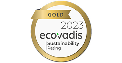 「EcoVadis」社サステナビリティ評価でゴールドに格付け