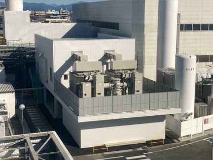 ローム浜松:特高受変電設備 洪水対策