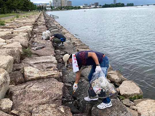 琵琶湖市民清掃