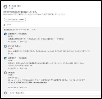 コミュニティでの交流イメージ