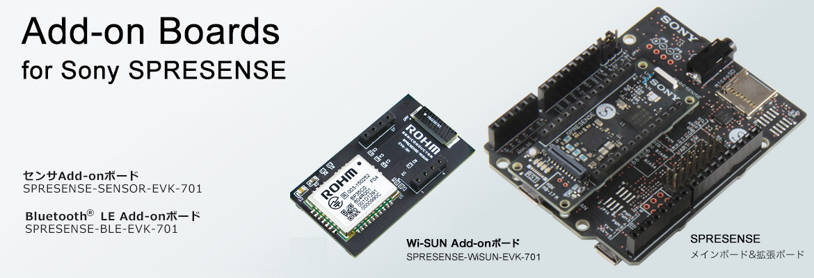 Add-On Boards for Sony SPRESENSE