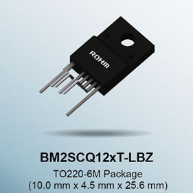 1700V耐圧SiC MOSFET 内蔵AC/DCコンバータ IC「BM2SCQ12xT-LBZ」