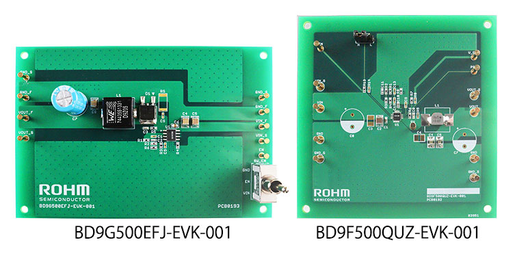 BD9G500EFJ-EVK-001 BD9F500QUZ-EVK-001