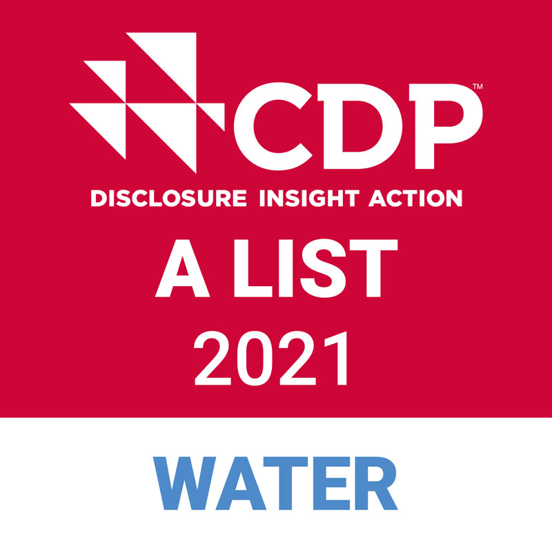 「CDP水セキュリティ」において最高評価「Aリスト」