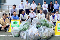 工場周辺地域の清掃活動
