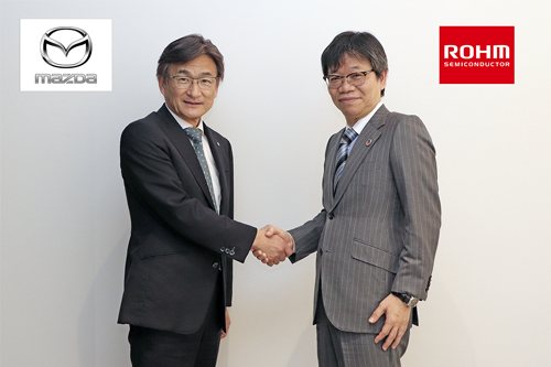マツダ取締役専務執行役員兼CTO 廣瀬一郎/ ローム取締役専務執行役員 東克己