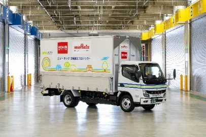 ロームと村田製作所が共同輸送に使用するEVトラック