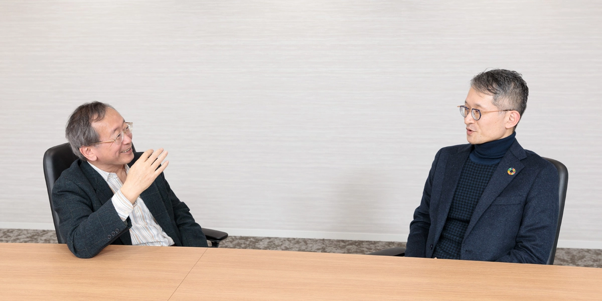 左：十倉 好紀 氏、右：中原 健 氏