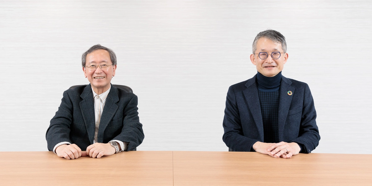 左：十倉 好紀 氏、右：中原 健 氏