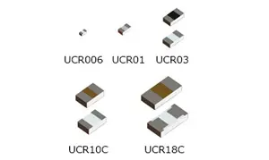 低抵抗・裏面実装：UCR/UCRCシリーズ