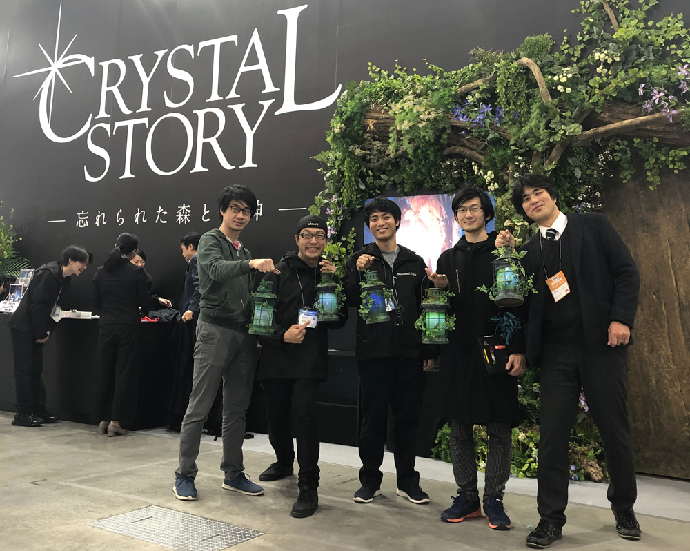CRYSTAL STORY開発チームの皆様とLazurite開発担当者の斎藤氏